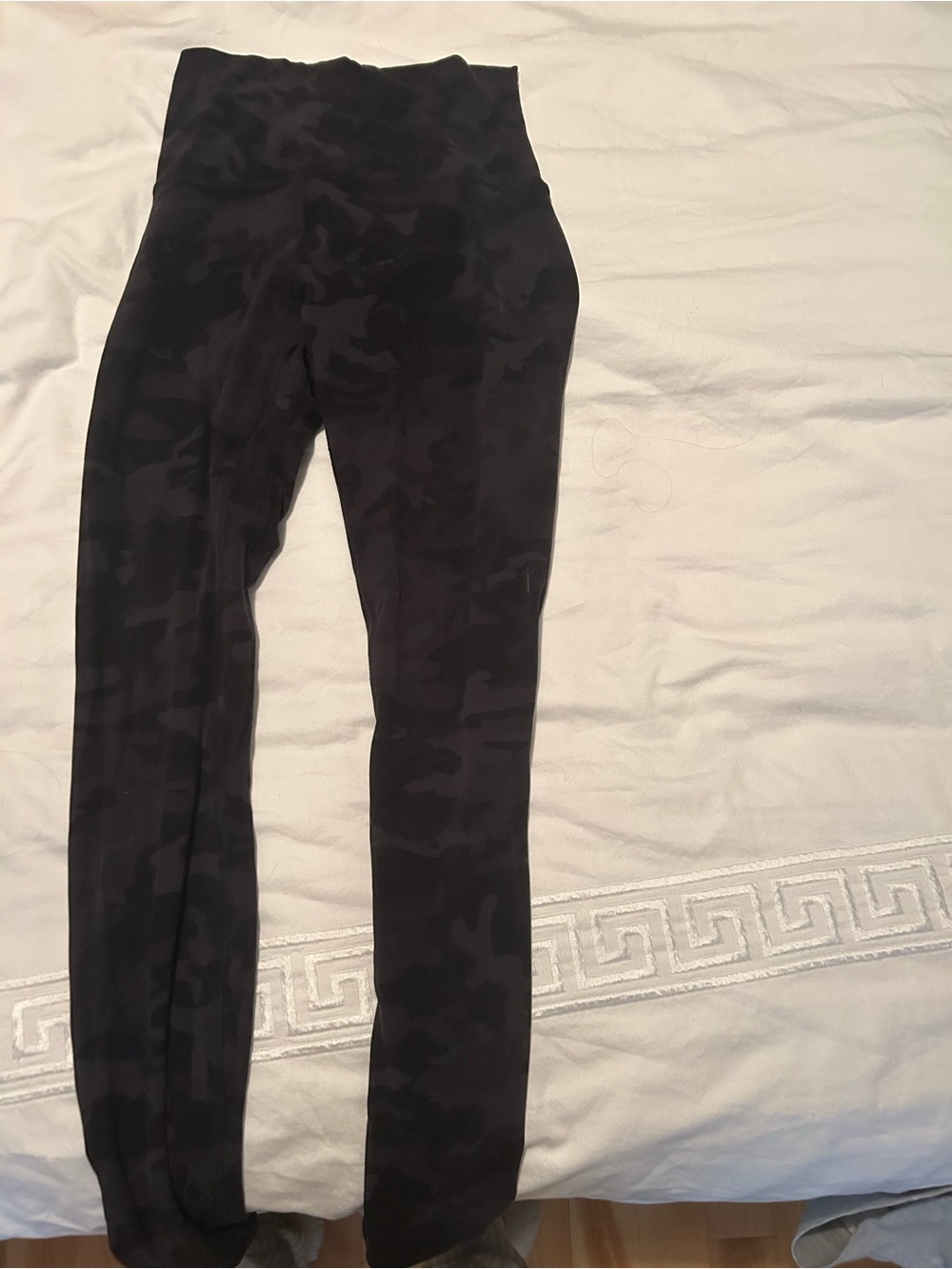 lululemon athletica Black Camouflage High-Rise Leggings
